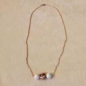 Rin's Unique Boutique - Handmade - Beaded Chain Necklace